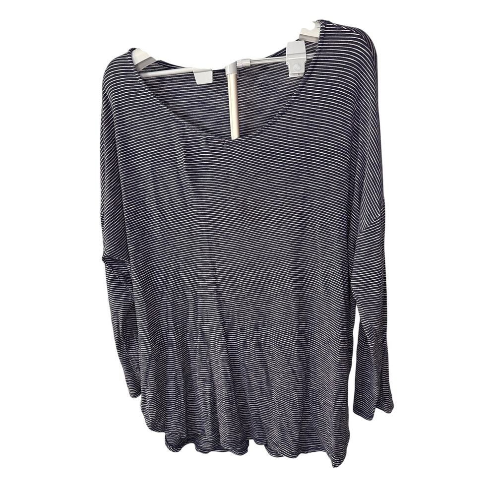Old Navy Navy Stripped T=shirt Tunic Women's Size XL